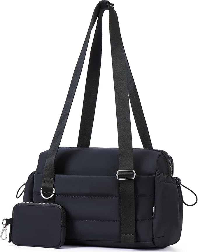 ROULENS Small Gym Bag for Women 2 Set Mini Gym Duffle Bag with Wet Compartment and Coin Wallet, Gym Tote Bag for Workout/Sport/Travel