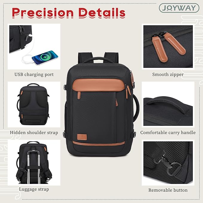 Joyway Expandable Carry on Luggage Sets Airline Approved, Lightweight Hard Shell 20 Inch Carry-on Suitcase with Spinner Wheels