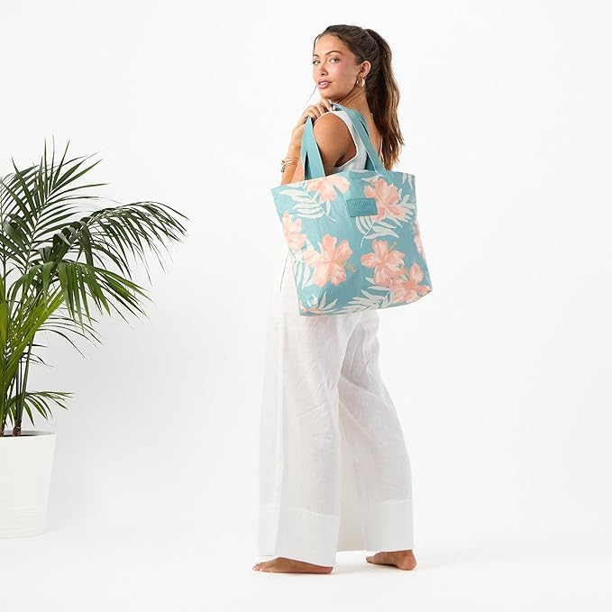 ALOHA Collection Day Tripper Tote | Lightweight, Packable, and Splash-Proof Beach Tote Bag | Easy to Clean