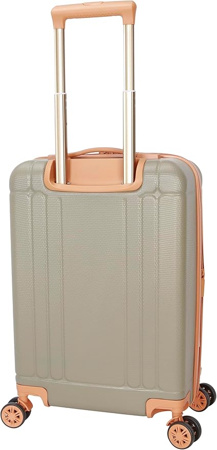 Dockers Hooper Hardside Expandable 8-Wheel Spinner Travel Carry On Luggage, 20-Inch, Timberwolf