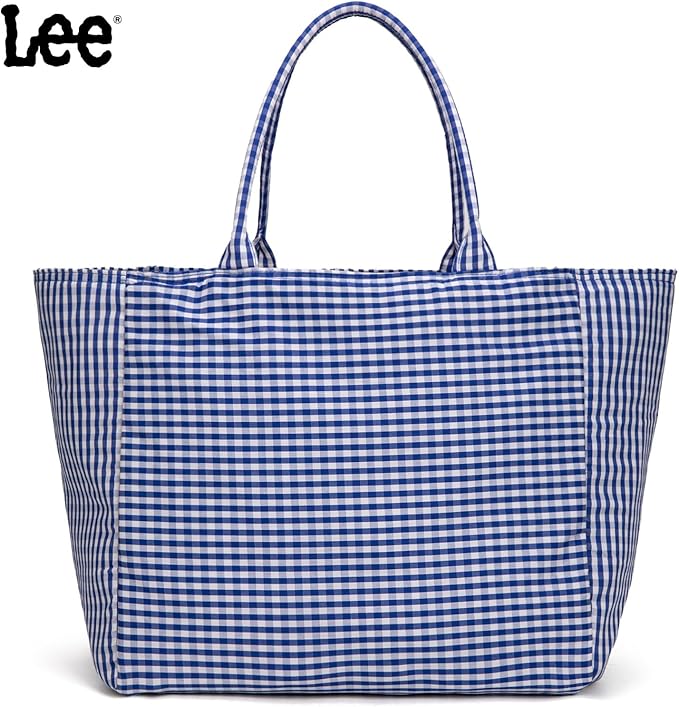 Montana West x Lee Extra Large Soft Cotton Tote Bag for Women Thick Lightweight Shoulder Bag Reusable Grocery Bag