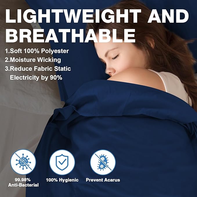 Sleeping Bag Liner, Travel Sheets & Adult Sleep Sack, Ultralight and Portable Summer Sleeping Bag - Ideal for Backpacking, Hotels and Hostels, Business Trips, Camping