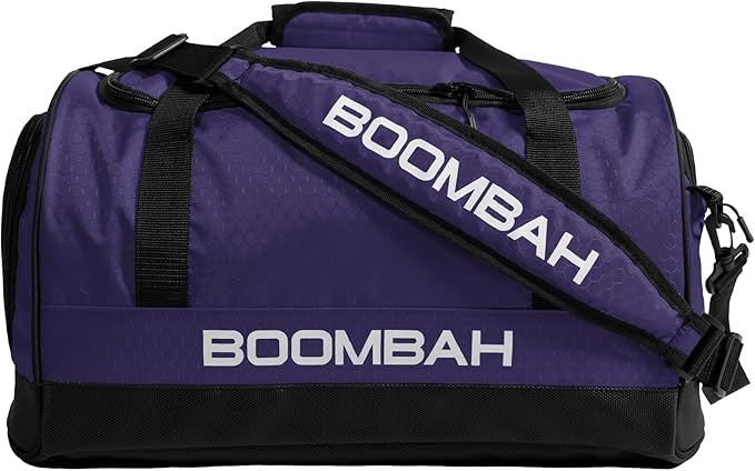 Boombah Sport Duffle Bag - All-purpose Athletic Duffle for Sports, Gym & Travel - Purple