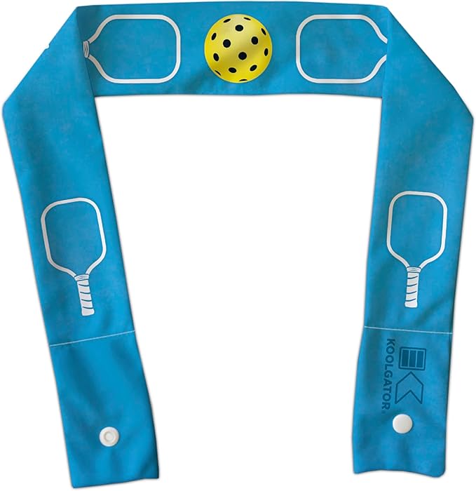 KOOLGATOR Evaporative Cooling Neck Wrap – Reusable Neck Cooler with Long Lasting Relief During Hot Weather Activities, Sports, & Outdoor Work, Pickleball, 3 Pack