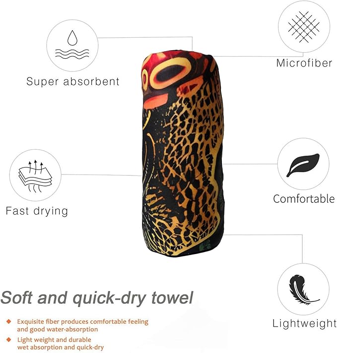 Octopus Red Oversized Sand Free Beach Towel – 71"X32" Lightweight Quick Dry Microfiber Terry Towel For Travel, Swimming, Pool, And Camping, Absorbent And Compact Beach Essential For Women And Men