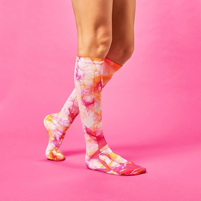 Nurse Mates Women's Calf Socks | 12-14 mmHg Compression | Superior Support & Comfort | 1 Pair