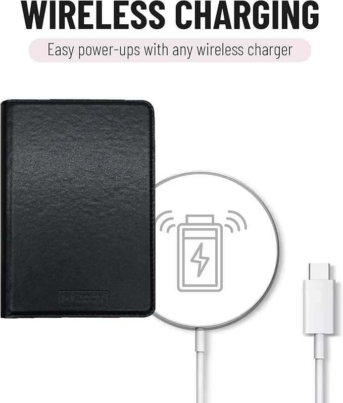 Smart Passport Holder with Built-in Wireless Tracker – MFi Certified – Compatible with Apple Find My – Travel Wallet with Card Slots, Boarding Pass Pocket & SIM Storage – PU Leather (Milky White)