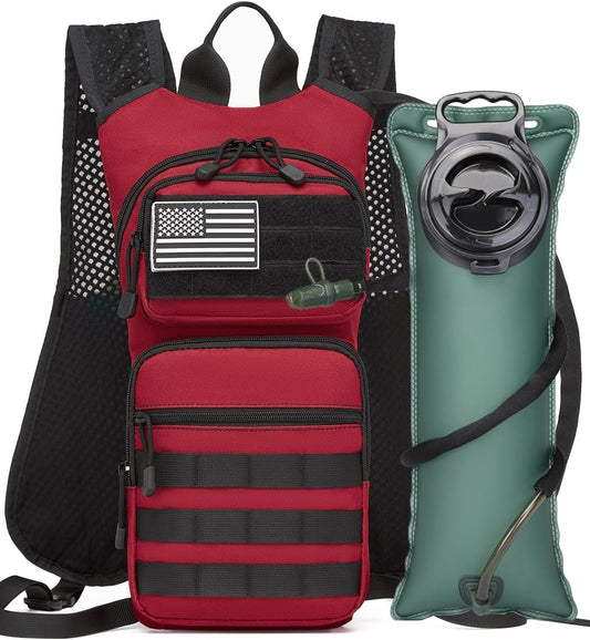 ATBP Insulated Hydration Pack Hiking Water Backpack Running Vest with 3L TPU Bladder Bag for Marathon Cycling Men