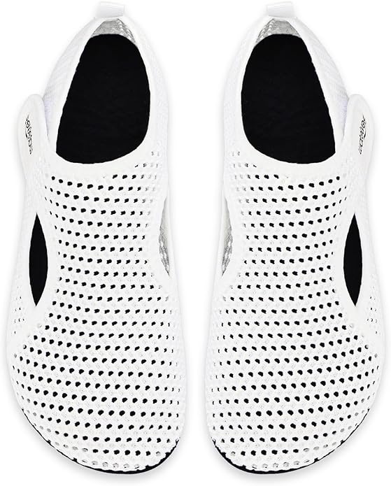 WateLves Water Shoes for Women Men Swim Beach Aqua Socks House Slippers Quick Dry Barefoot Travel Shoes with Adjustable Magic Tape for Pool Diving Boating Yoga