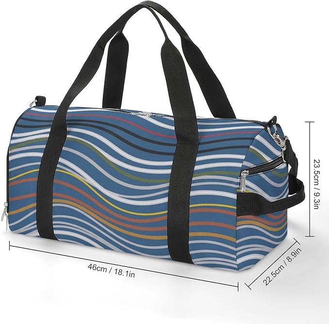 Gym Bag for Men & Women Duffle Bag with Shoe Compartment for Travel Overnight Weekender Fitness Sports