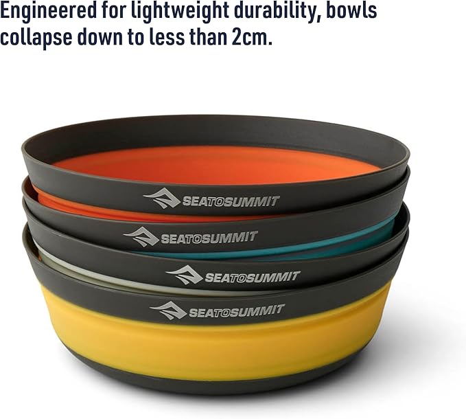 Sea to Summit Frontier Ultralight Collapsible Bowl, Large (30 fl oz), Bone White