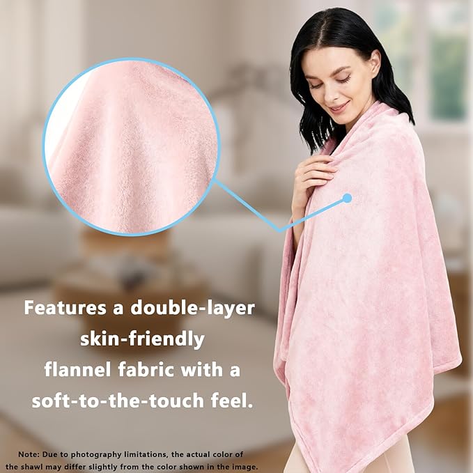 Ponchos for Women, Comfy Wearable Blanket, Gifts for People Who are Always Cold, Winter Shawl for Home, Office, Travel