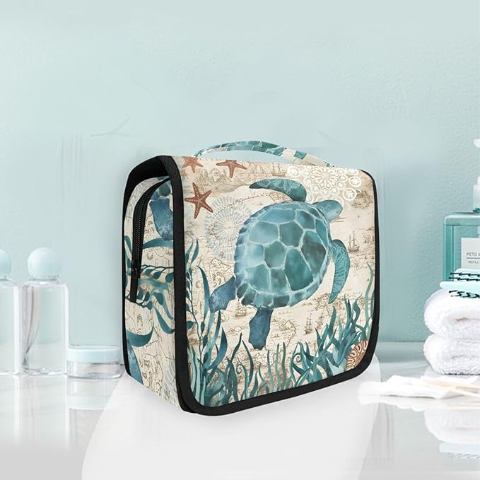 senya Hanging Travel Toiletry Bag Kit Makeup Case Cosmetics Organizer for Men Women