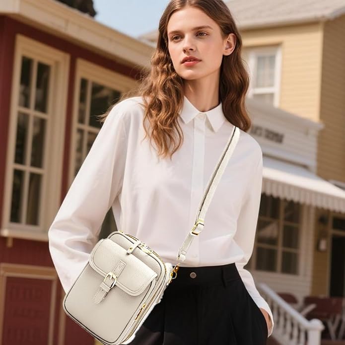1060 Crossbody Bags for Women Anti-Theft Vegan Purse with Card Slots, Travel Shoulder Bag, Waterproof Crossbody Purse