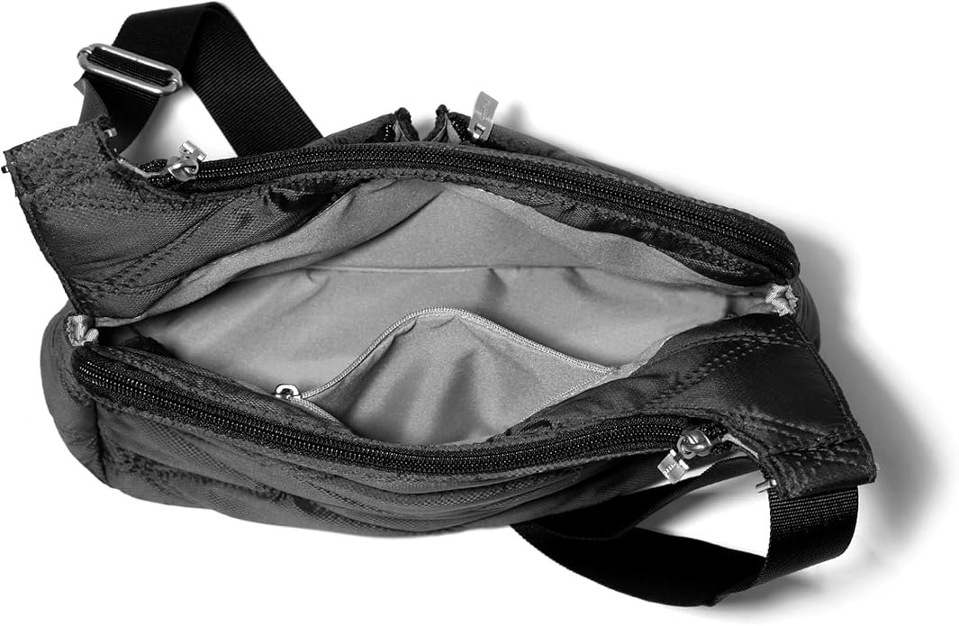 Baggallini Crossbody Travel Bag 11x8.5 Lightweight Water-resistant Nylon Handbag