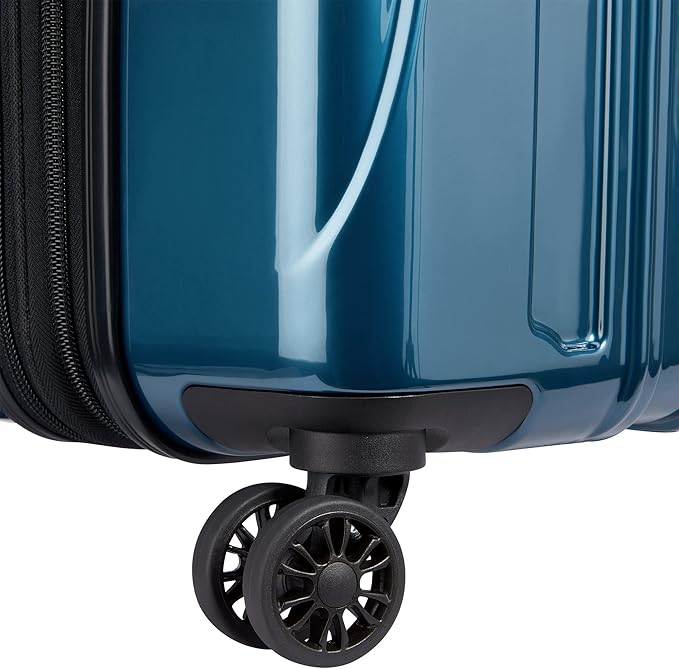 DELSEY PARIS Helium Aero Hardside Expandable Luggage with Spinner Wheels, Teal, 3-Piece Set (21/24/28)