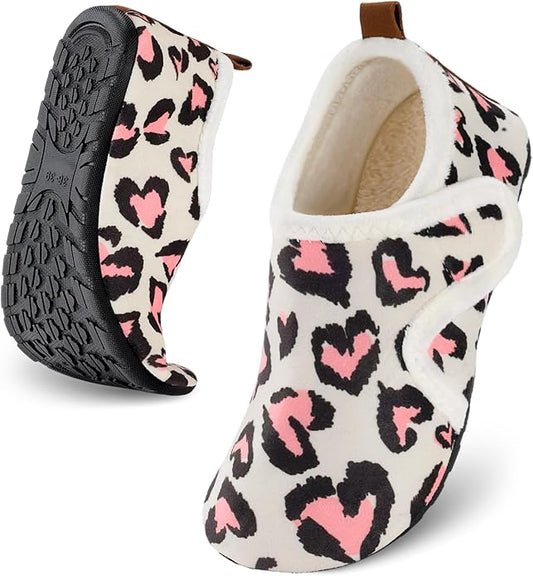 Ultrafun House Slippers for Women Men Slip on Barefoot Slippers Socks Soft Lightweight Rubble Sole House Shoes Indoor/Outdoor