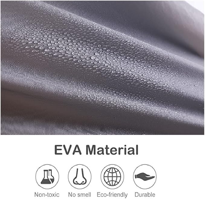 Eva Rain Ponchos for Adults, 2 Pack Reusable Raincoat for Women and Men, Lightweight Rainwear Rain Jackets with Hood