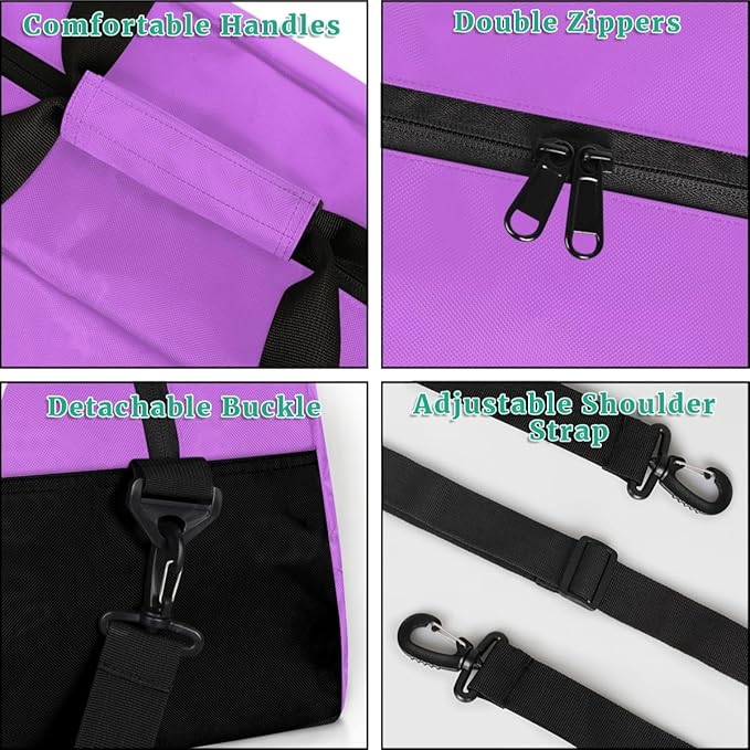 Custom Name Gym Duffel for Kids,Personalized Sports Bag Lightweight Gym Bags for Boys & Girls,Fitness Travel Weekender for Travel, Workout Magenta