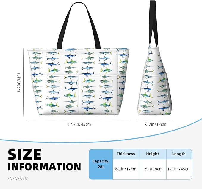 Large Beach Bag for Women Waterproof Foldable Travel Shoulder Tote Bag with Pocket for Weekender Pool Vacation