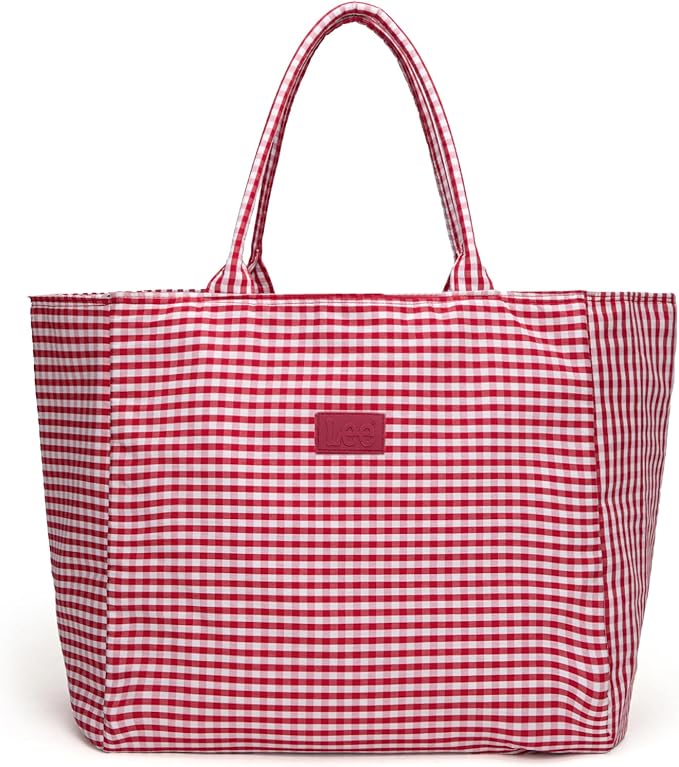 Montana West x Lee Extra Large Soft Cotton Tote Bag for Women Thick Lightweight Shoulder Bag Reusable Grocery Bag