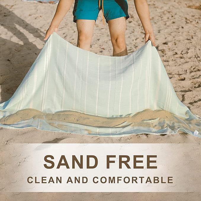 Genovega Turkish Beach Pool Towels Sand Free Packable FMens Birthday Gift Ideas for Dad Father Day Husband Brother Uncle Boyfriend in Law Male Boss Grandpa Him Retirement 60th 50th 40th 30th Wife Son