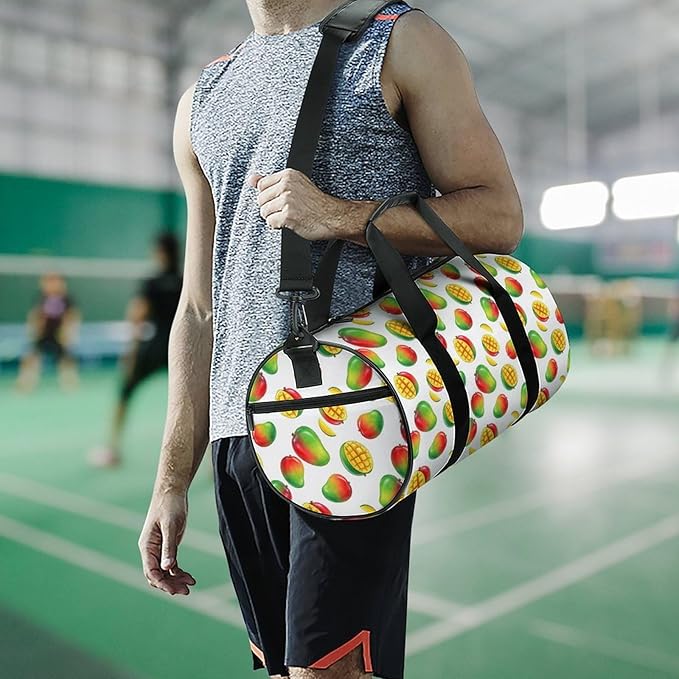 Workout Lightweight Duffel Bags Mango Art Basketball Football Weekender Bag Foldable Gym Travel Bags for Men Women
