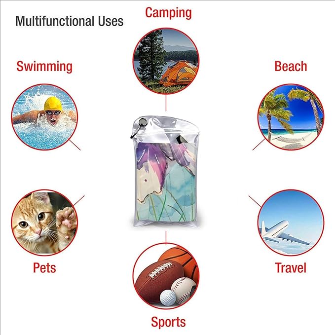 Butterflies On Blue Sand Free Beach Towel – 31.5"X63" Quick Dry Microfiber Beach Towels for Travel, Swimming, Pool, and Camping, Absorbent and Compact Beach Essential for Women, and Men