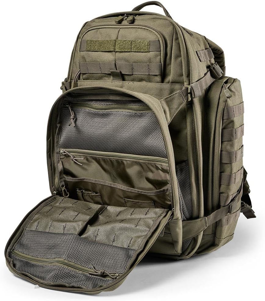5.11 Tactical Backpack, RUSH 72 2.0 Military Survival Molle Back Pack with Laptop Compartment, Large, 55L, Style 56565ABR