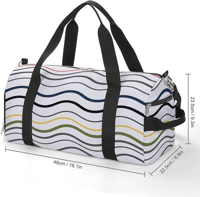 Gym Bag for Men & Women Duffle Bag for Travel with Shoe Compartment Sports Weekender Overnight Bag