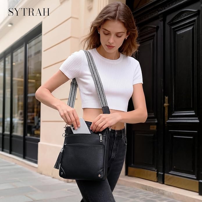 Anti Theft Crossbody Purses for Women RFID Blocking Crossbody Bags, Travel Shoulder Purse with Built-in Wallet