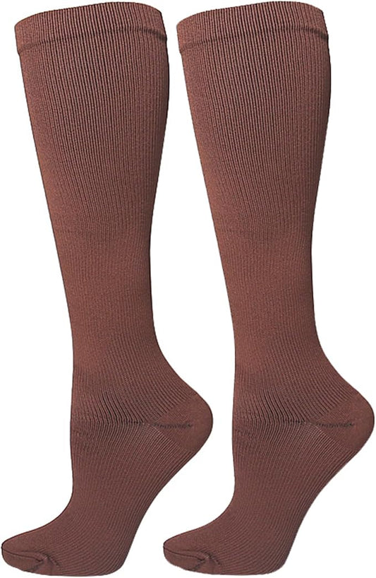 Bestjybt Compression Socks for Women & Men Circulation 15-20 mmHg Support Socks for Athletic Running Cycling