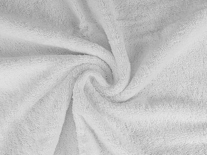 CASA COPENHAGEN Solitaire 6Pcs 100% Egyptian Cotton Large Designer Towels Gift Set- Bright White, 600GSM, 2Bath 2Hand 2Washcloths, Bath Towels for Bathroom Set for Women & Men