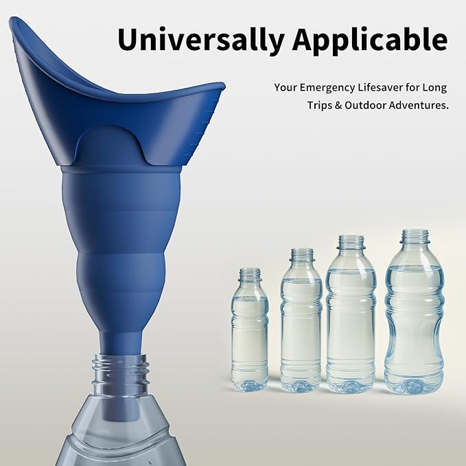 PFP Female Urination Device - Female Urinals for Women with Storage Pouch, Pee Funnel for Women Travel Companion for Outdoor & Surgery, Female Urinal Perfect for Hiking, Camping, Travel