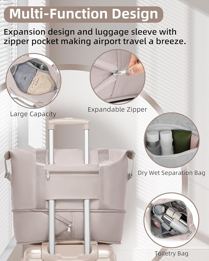 LARVENDER Carry on Luggage 22x14x9 Airline Approved, 20 Inch Hardside Suitcase with Wheels TSA Lock, PC+ABS Lightweight Carry on Suitcases for Women and Men, Champagne (20/DB/TB)