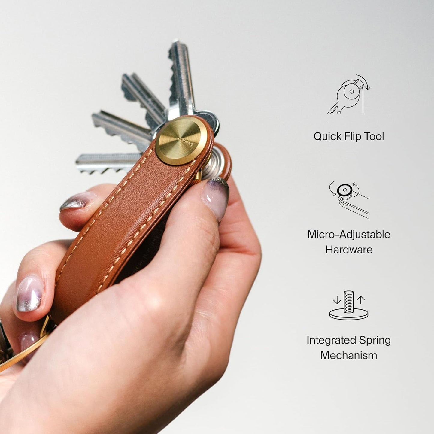 Orbitkey Key Organizer Pro - Leather