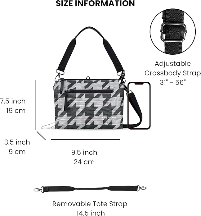 Sherpani Mei, Small Anti Theft Crossbody Purse, Lightweight Cross Body Bag, Handbags, Fashion Trio Bag, Travel Gift