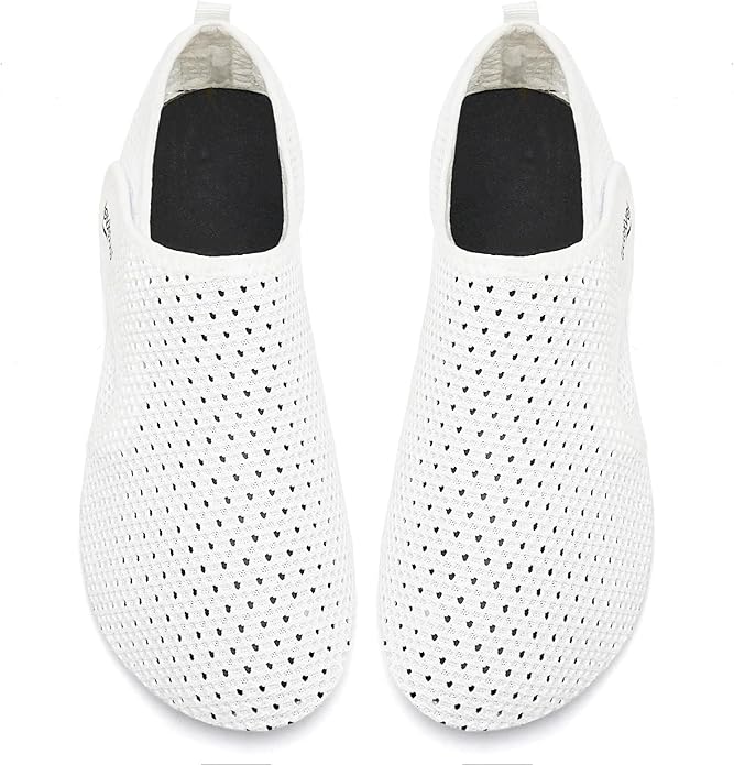WateLves Water Shoes for Women Men Swim Beach Aqua Socks Quick Dry Barefoot House Slippers Travel Shoes with Adjustable Magic Tape for Pool Diving Boating Yoga Surf