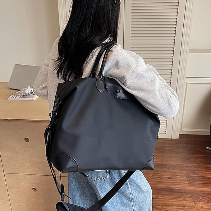 Large Capacity Travel Gym Bag Practical Oxford Fabric with Multiple Compartments Waterproof Lining for Fitness Enthusias