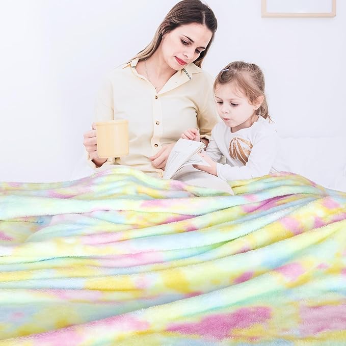 MUGD Blankets Fuzzy Soft Fleece Throw Blanket Cozy Soft Warm Throw Blanket for Bed