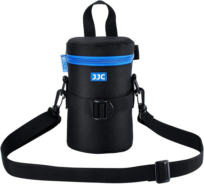JJC Professional Camera Lens Bag Case for Sony FE 90mm f2.8 Nikon AF-S 55-300mm 70-300mm Canon RF 85mm f2 EF 75-300mm III USM 100-300mm EF-S 55-250mm STM Tamron and other Lens below 3.15" x 6.1"