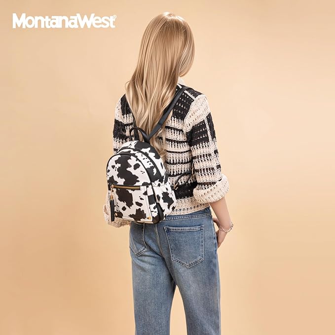 Montana West Mini Backpack Purse for Women Anti Theft Backpacks with Secured Zipper and Tassel