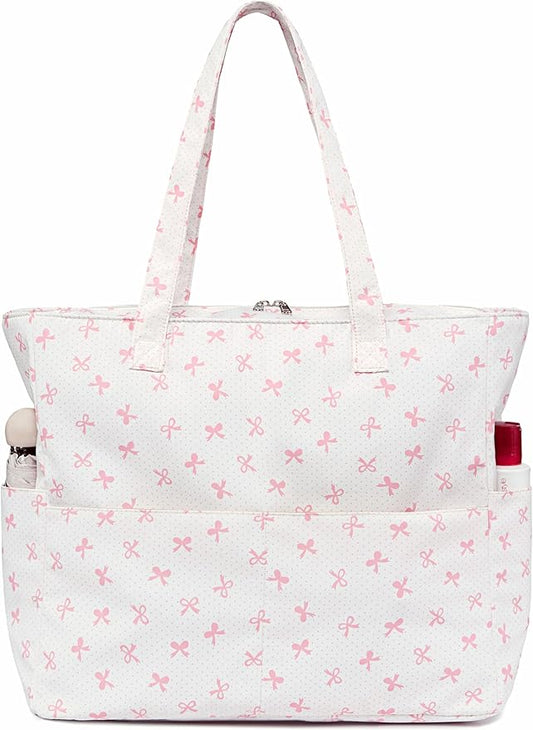 LEDAOU Large Beach Bag Women Waterproof Sandproof Zipper Beach Tote Pool Bag for Swim Gym Grocery Travel with Wet Pocket | Waterproof, Sandproof, Zipper, Pool, Gym, Grocery