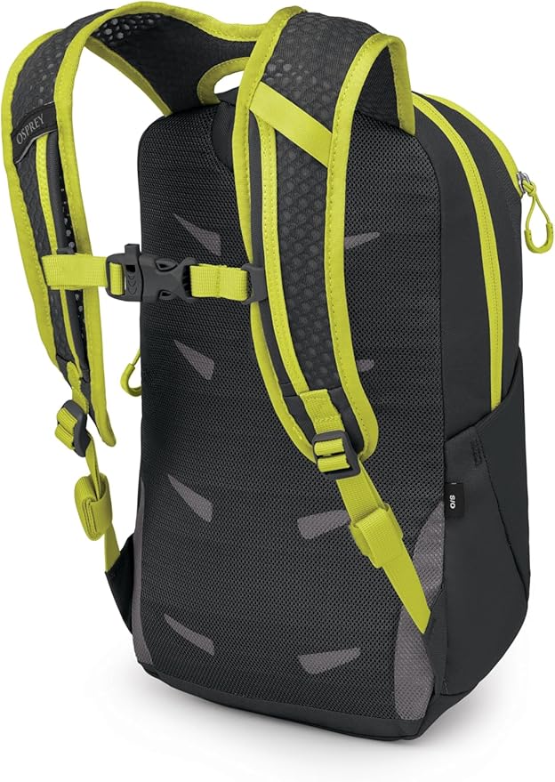 Osprey Daylite Jr. Kids' Commuter Backpack, Black/Lemongrass