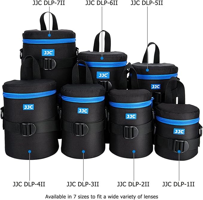 Medium Camera Lens Carrying Case Bag for Canon EF 24-70mm F/2.8L II, EF 85mm F/1.2L II, EF 50mm F/1.2L USM, Tamron SP 70-300mm F/4-5.6 A005 & Di VC USD,FE 90mm F/2.8 macro & Lens below 3.9 x 6.5''