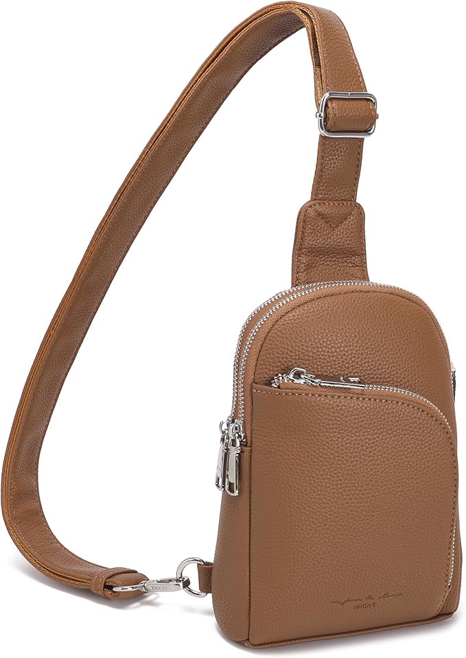 Haytijoe RFID Anti-Theft Sling Bag for Women, Small Crossbody Travel Purse with Locking Zippers, Lightweight Everyday Bag