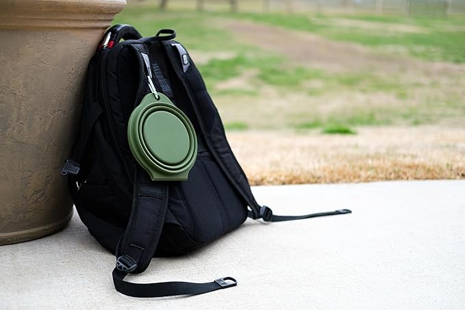 Hitt Brands Collapsible Dog Bowl – Portable Foldable Silicone Pet Water & Food Bowl, Expandable Travel Dog Bowls for Hiking, Camping, Walking & Puppy Essentials