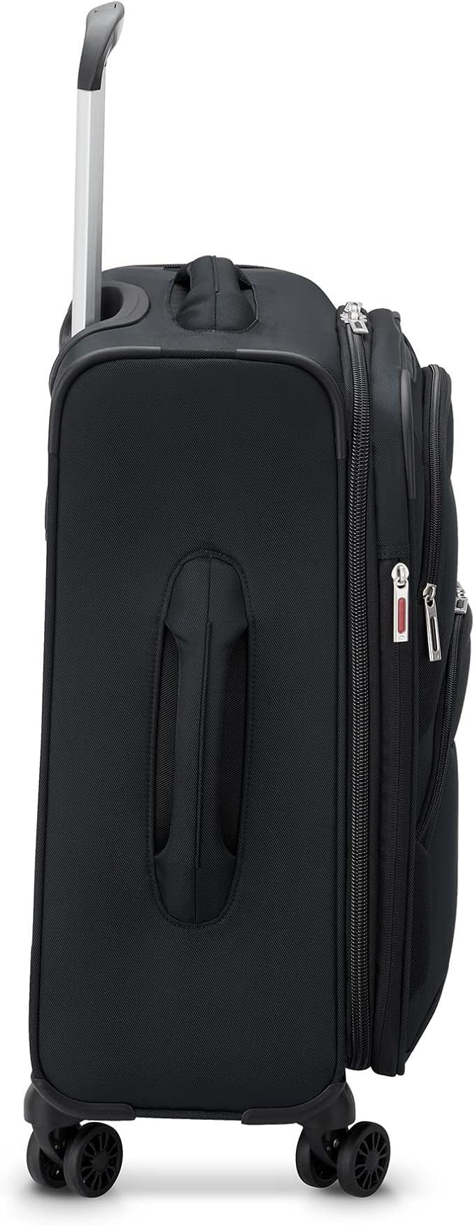 DELSEY PARIS Sky Max 2.0 Softside Expandable Luggage with Spinner Wheels, Black, 2-Piece Set (21/Duffle)