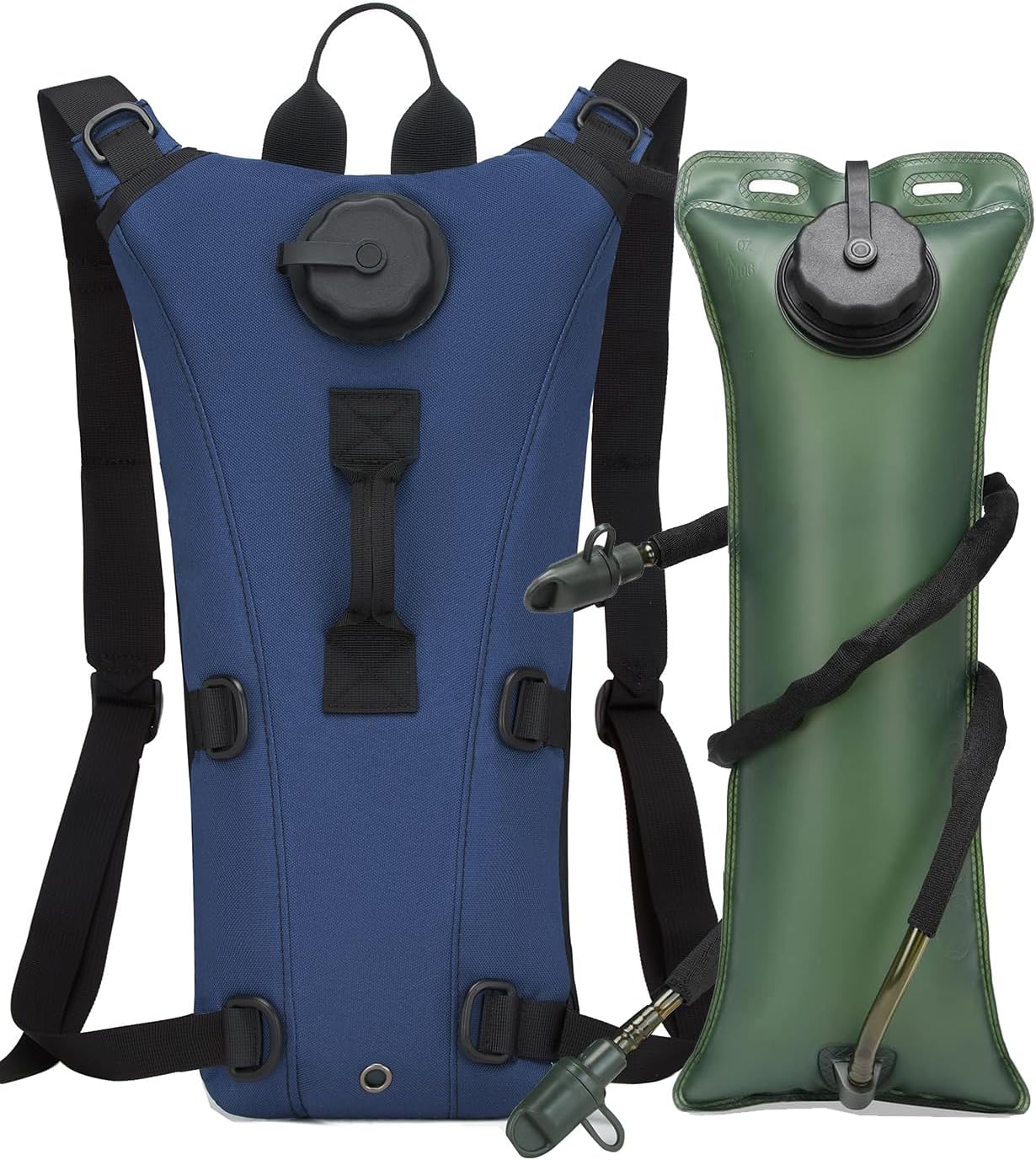 ATBP Tactical Water Hydration Pack Military 3L Water Bladder Carrier Backpack Leakproof for Running Jogging Cycling Hiking