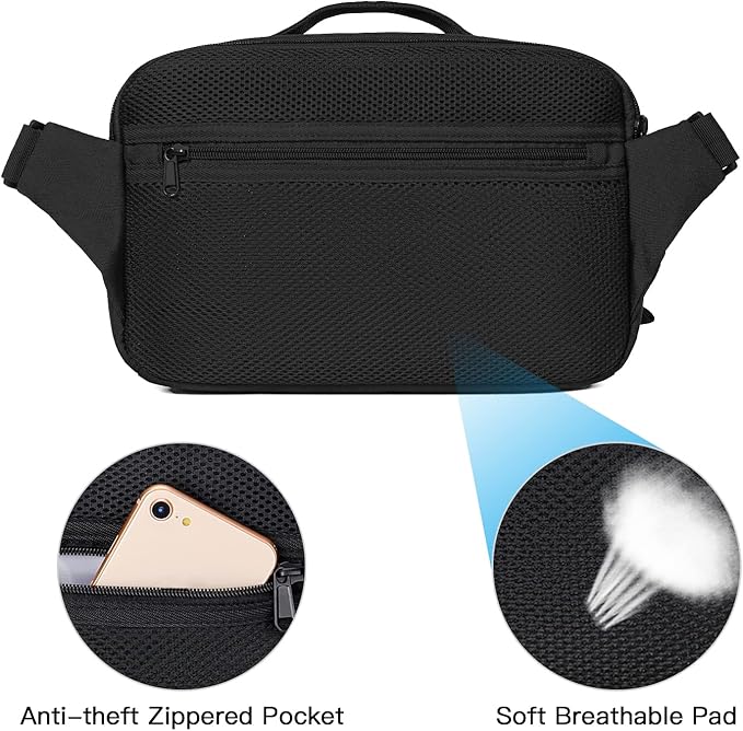 MOSISO Camera Shoulder Bag Case Crossbody Sling Purse, DSLR/SLR/Mirrorless Compact Padded Photography Handbag with Rain Cover Compatible with Canon/Nikon/Sony Cameras and Lenses, Black